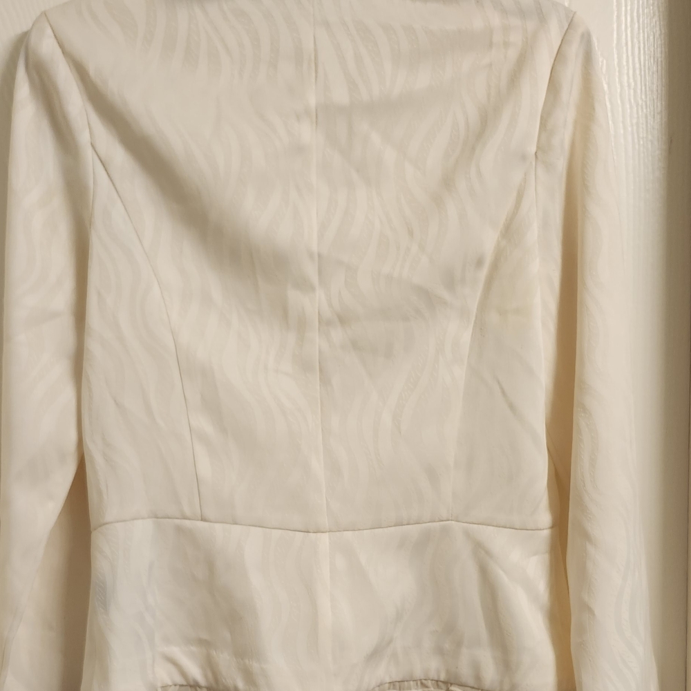 Ruby Rox Ivory Women's Suit Jacket - Picture 5 of 7